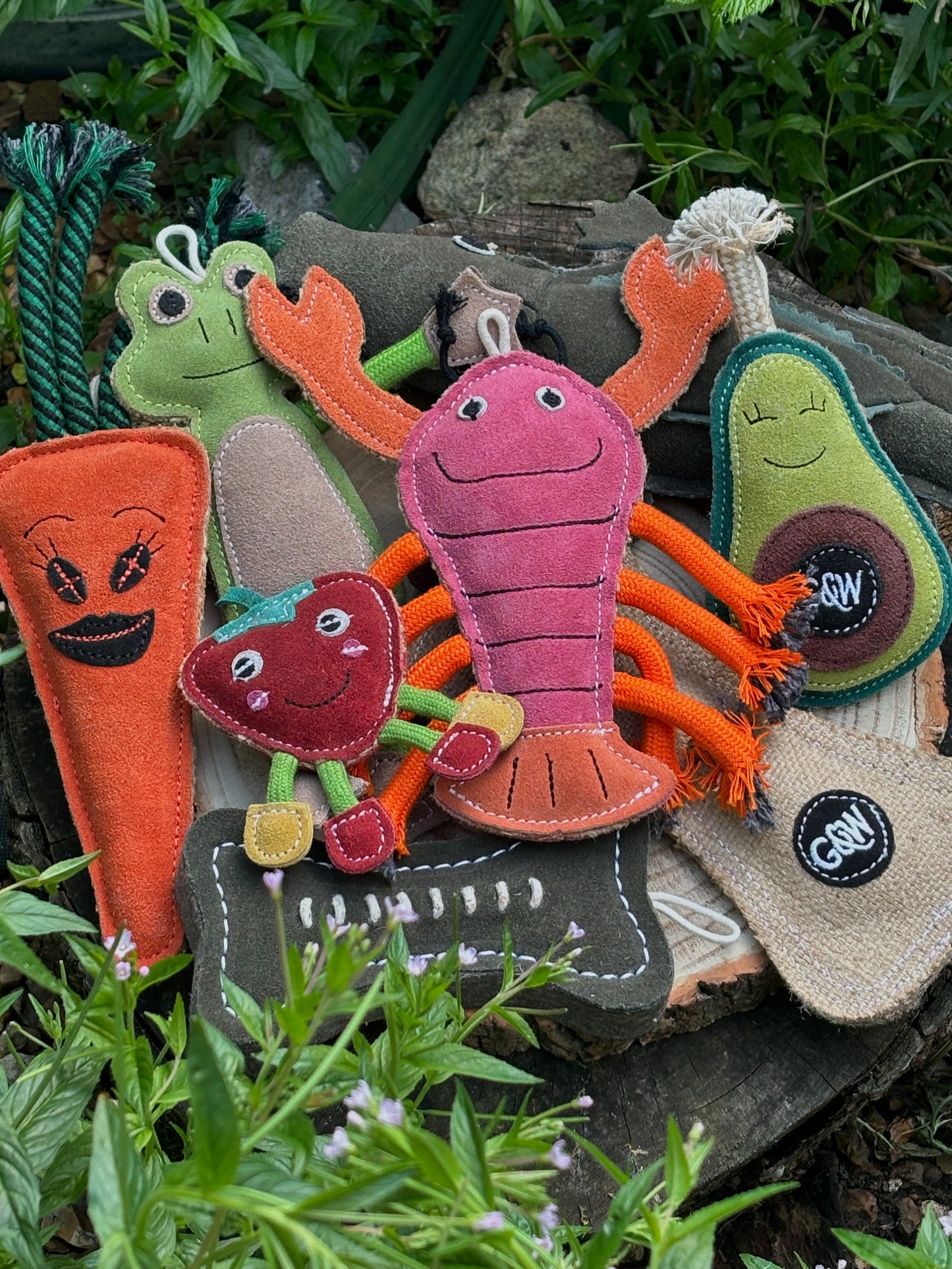 Green & Wild’s - Steve The Strawberry- Eco Dog Toy