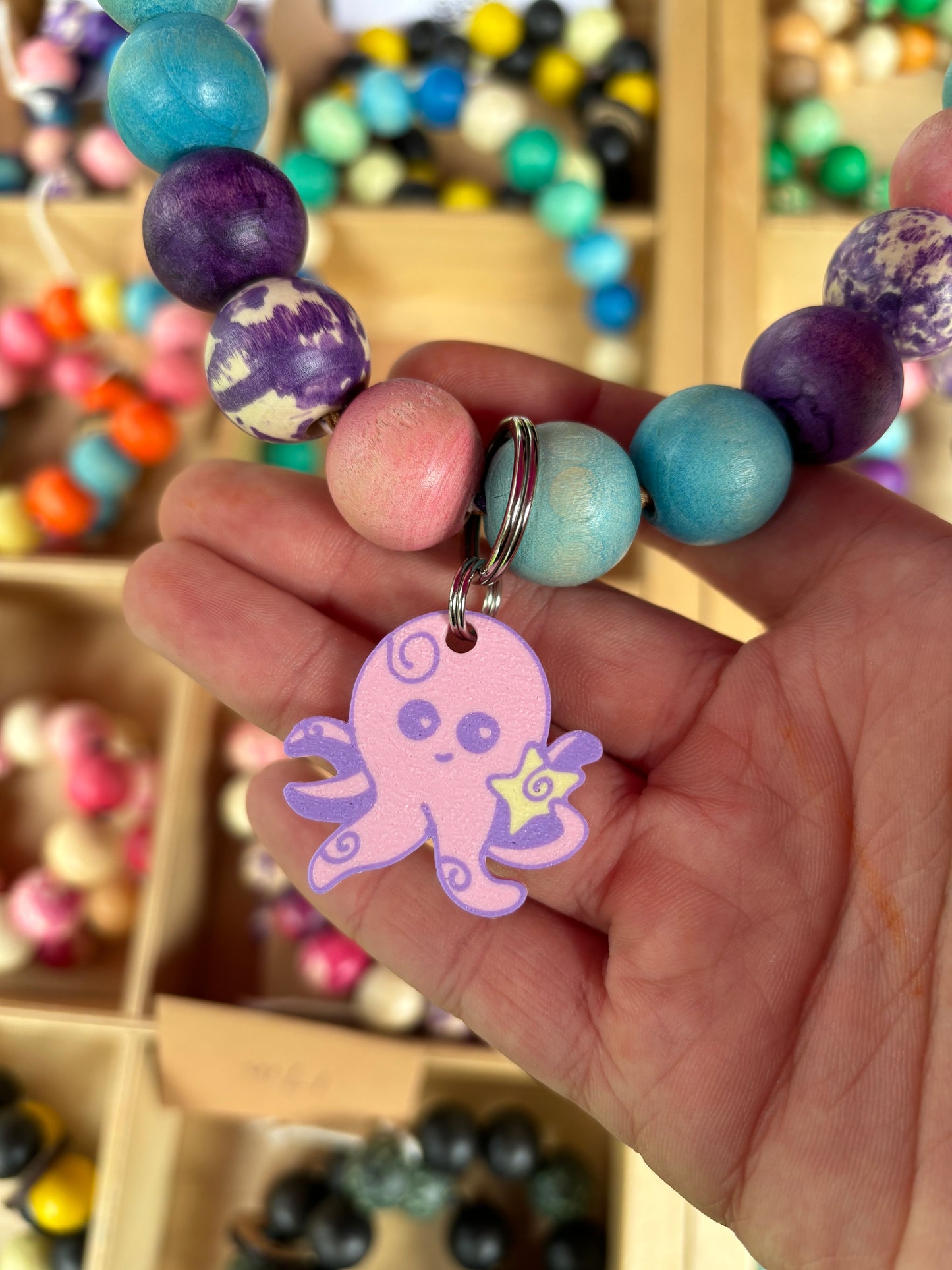 Ocean Soul Button Beads Pet Necklace
