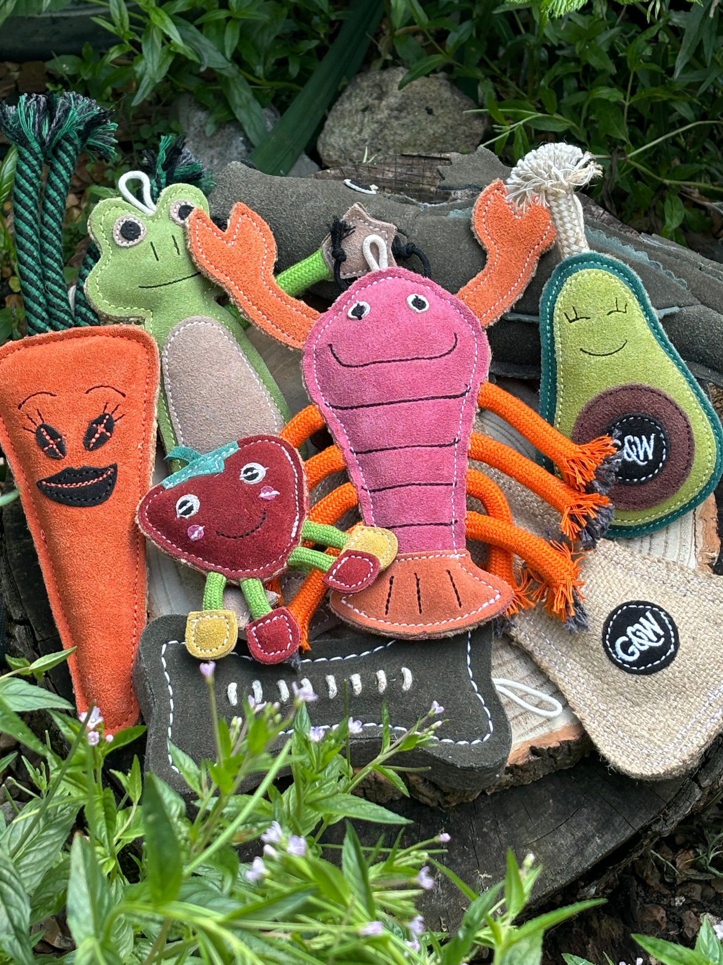 Green & Wild’s - Candice The Carrot - Eco Dog Toy
