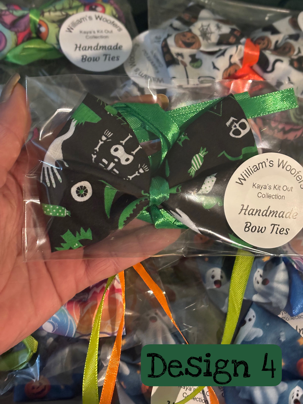Handmade- Halloween Bow ties.