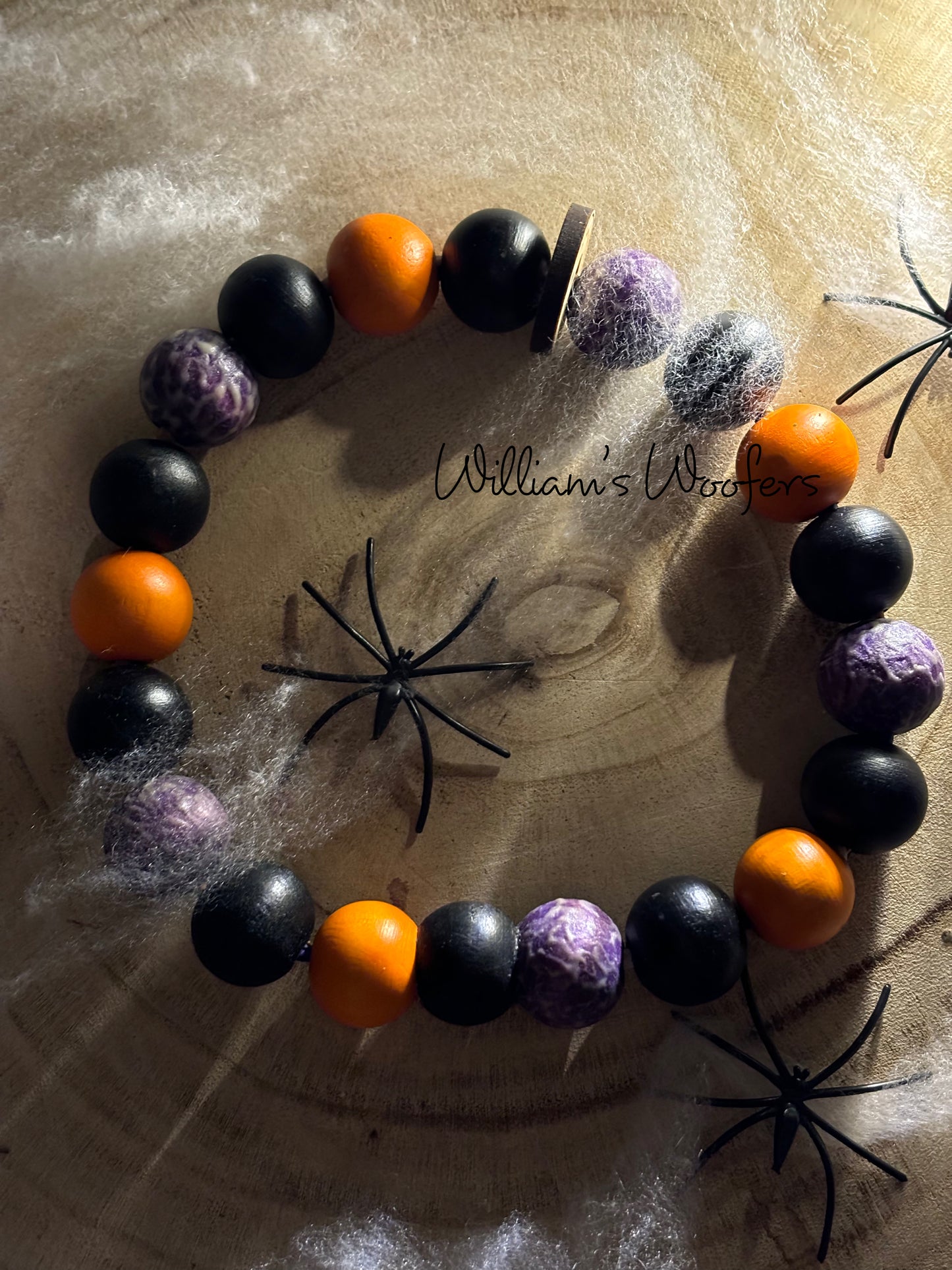 Halloween Glow in the Dark Dog Necklace