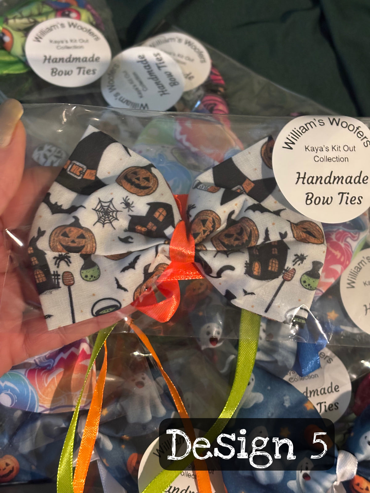 Handmade- Halloween Bow ties.