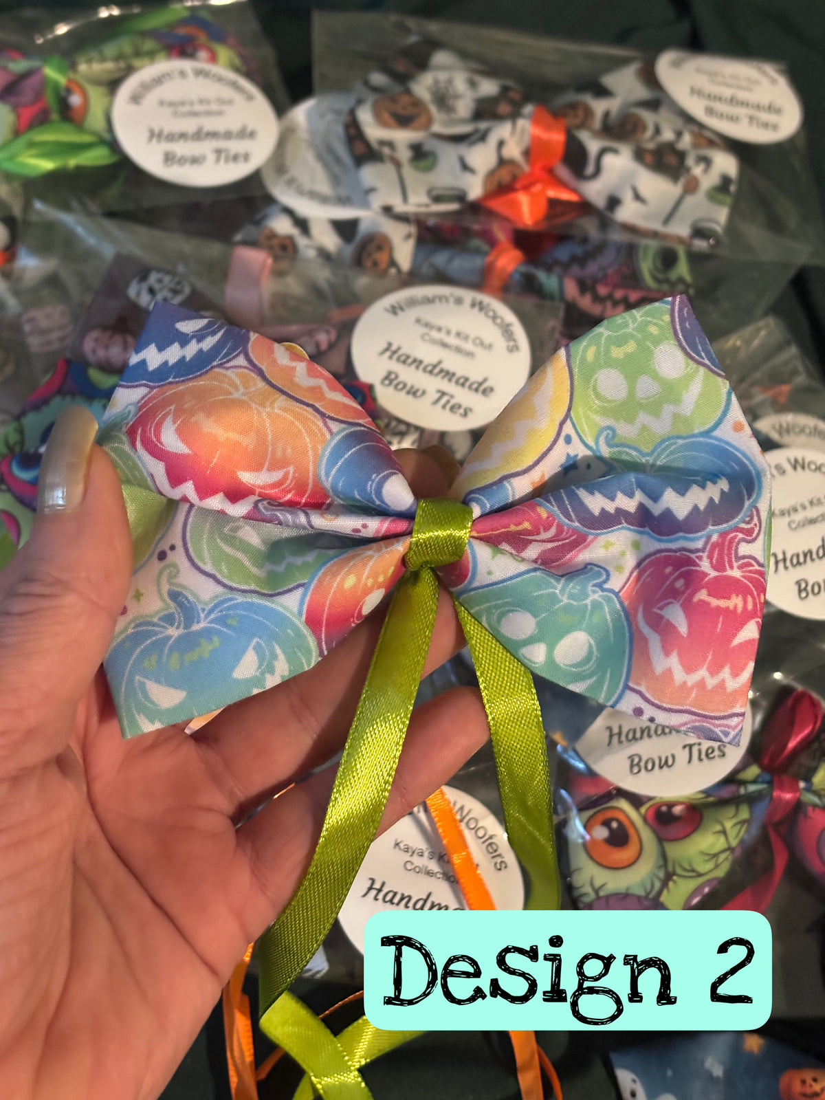Handmade- Halloween Bow ties.