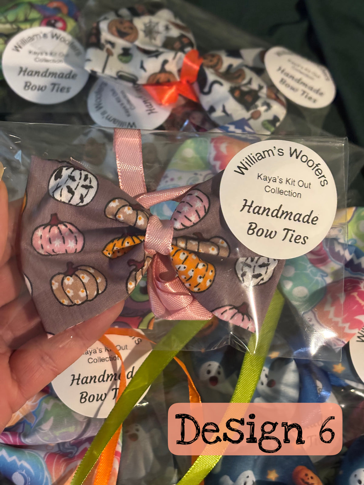 Handmade- Halloween Bow ties.