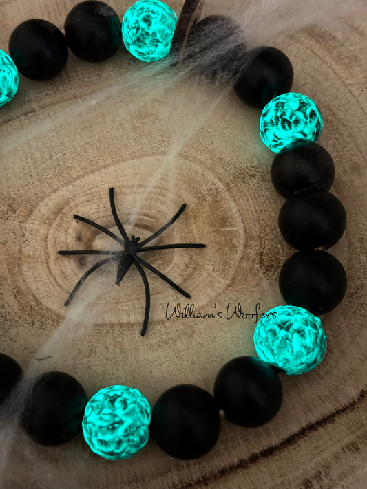 Halloween Glow in the Dark Dog Necklace