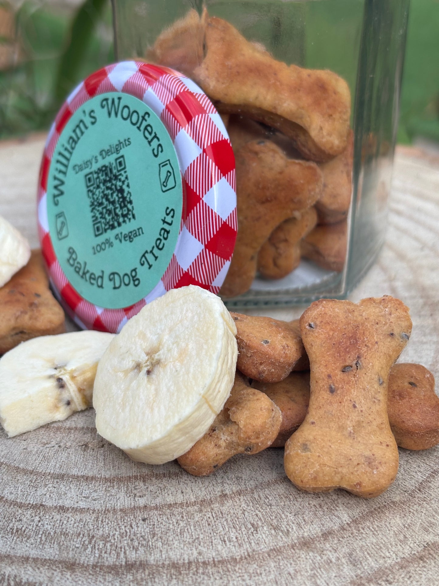 Artisan Dog Biscuits Peanut Butter, Banana & Gram Flour