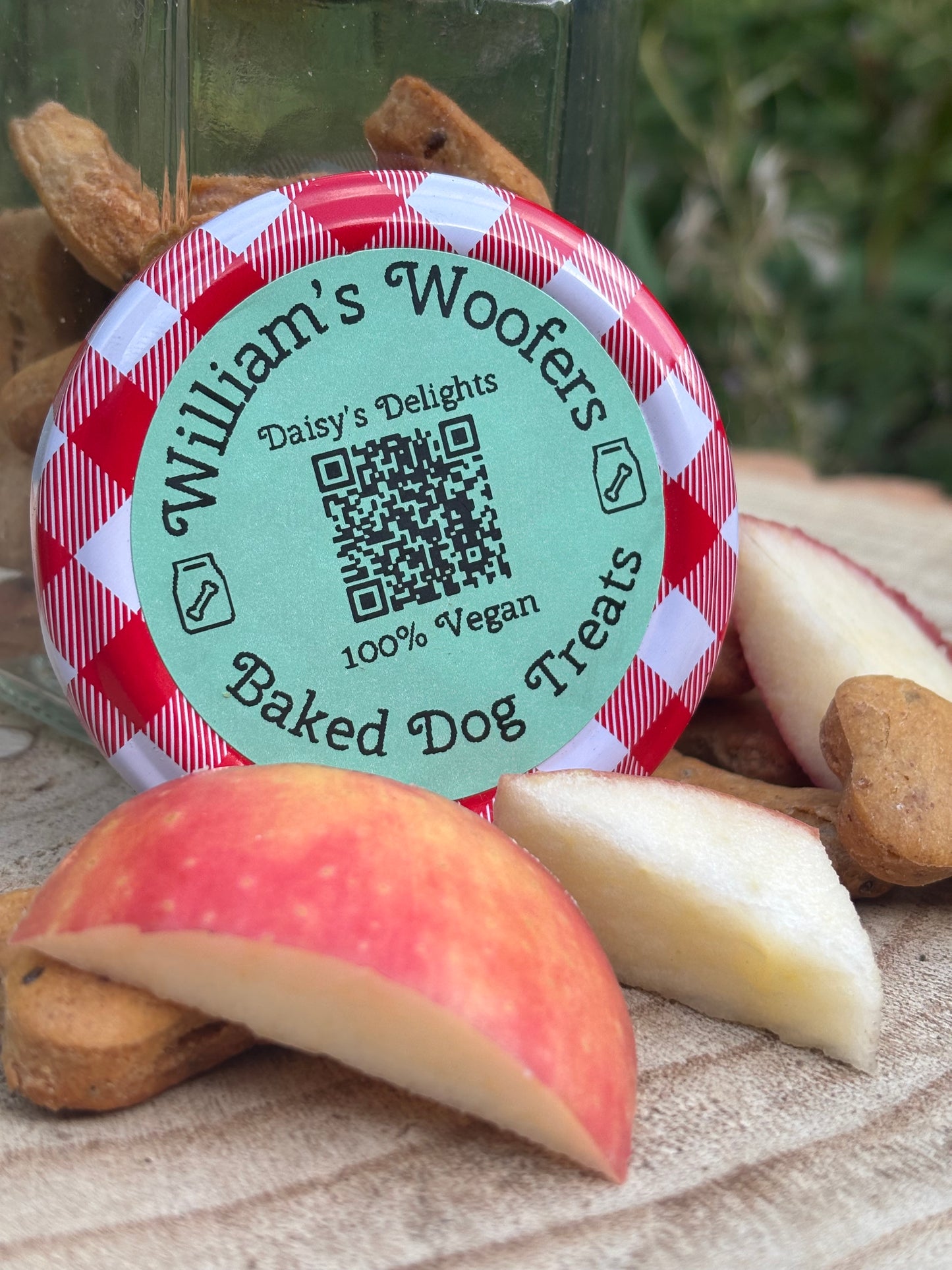 Artisan Dog Biscuits Peanut Butter, Banana, Apple & Gram Flour
