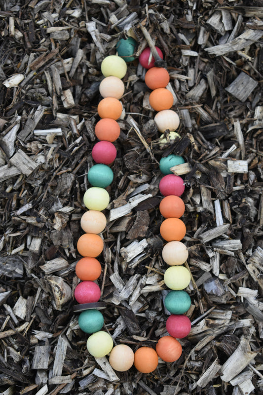 Sunset Button Beads Pet Necklace