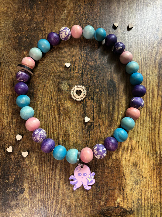 Ocean Soul Button Beads Pet Necklace