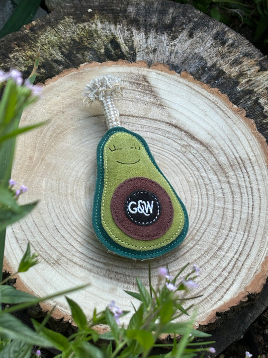 Green & Wild’s - Audrey The Avocado - Eco Dog Toy