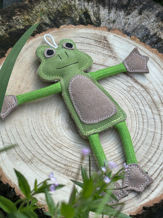 Green & Wild’s - Francois Le Frog – Eco Dog Toy