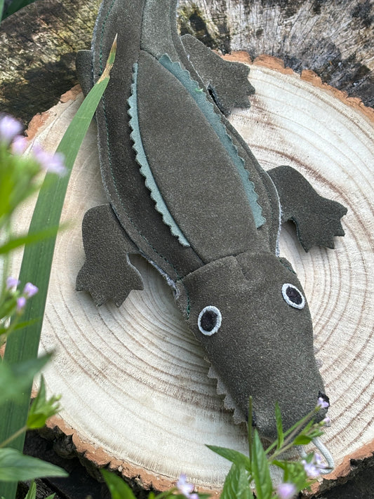 Green & Wild’s - Colin The Crocodile- Eco Dog Toy