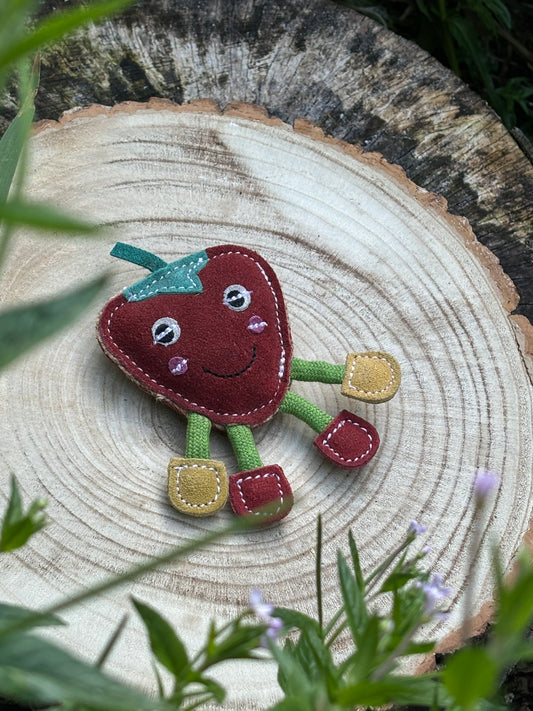 Green & Wild’s - Steve The Strawberry- Eco Dog Toy