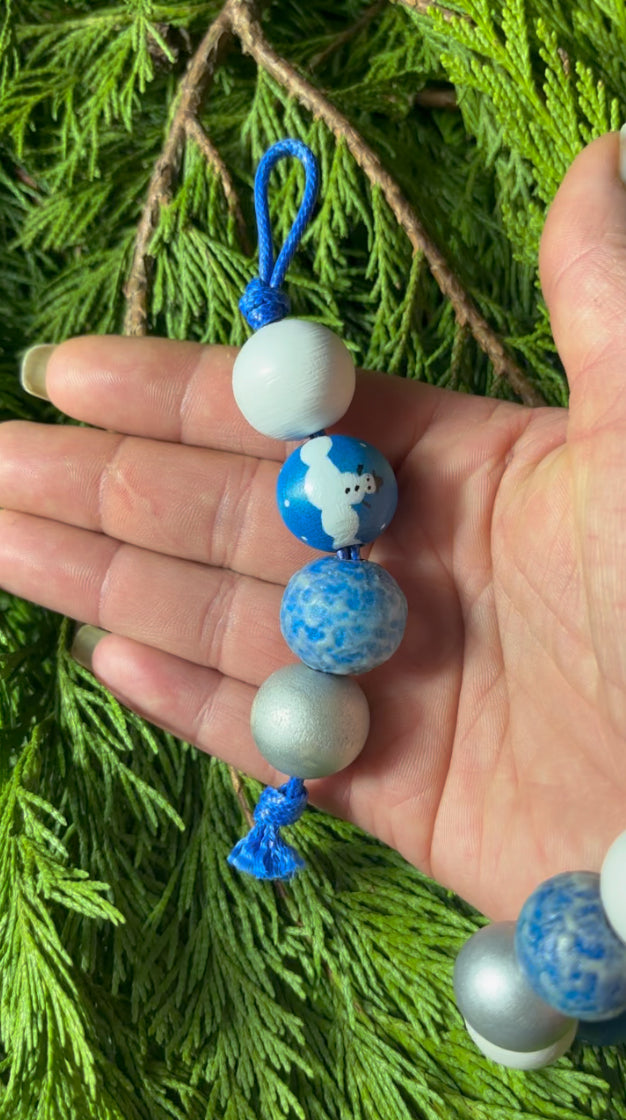 Silver Snowman Glow in the Dark -Christmas Collection