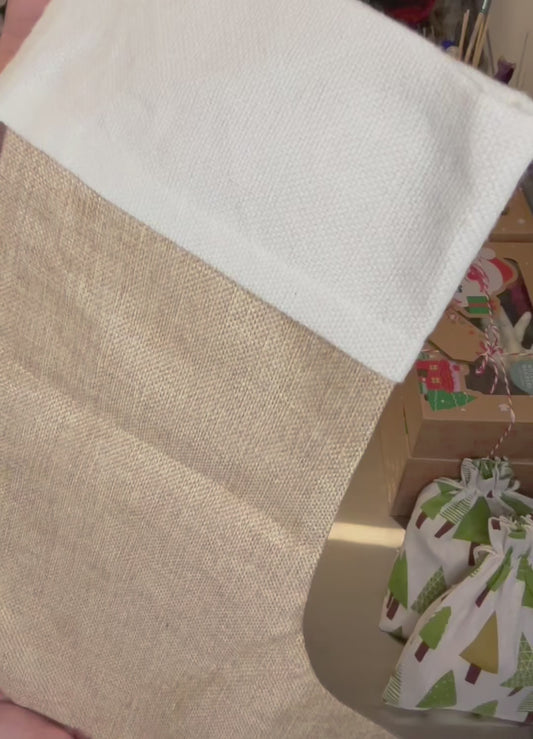 Merry Woofmas Fill-Your-Own Personalised Christmas Stockings for Dogs